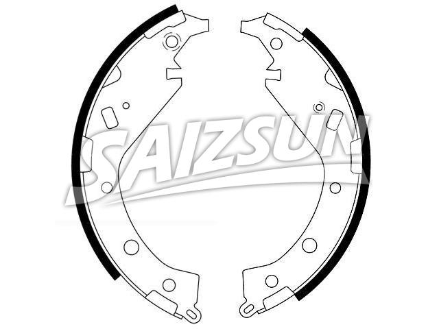 Brake Shoe Set:04495-06040