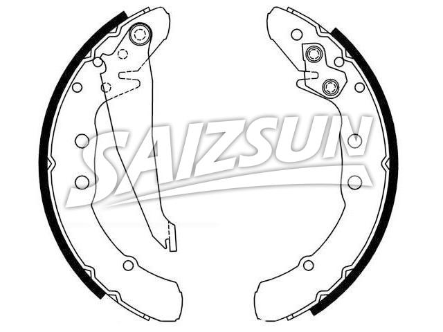 Brake Shoe Set:357 698 525 CV