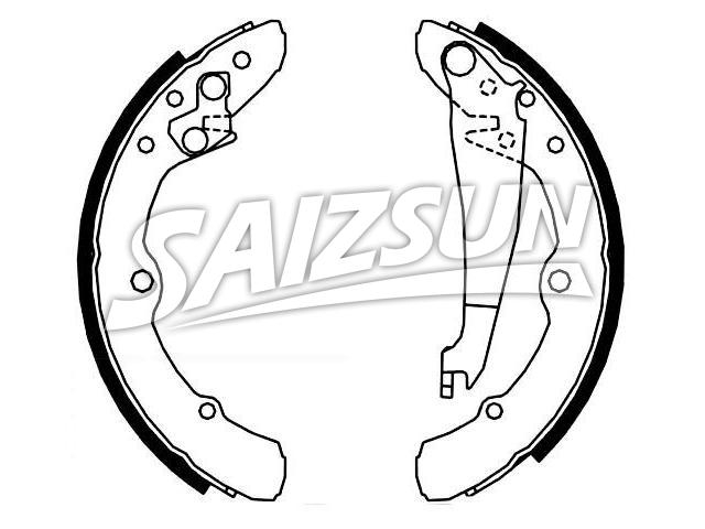 Brake Shoe Set:431 698 525 X
