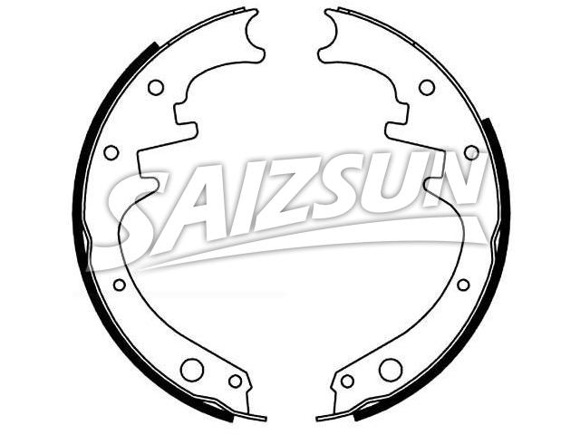Brake Shoe Set:89 82 775 075