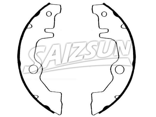 Brake Shoe Set:486-1343