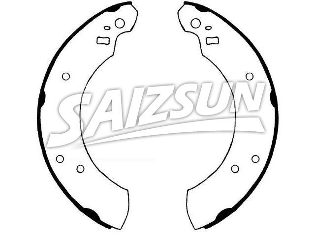 Brake Shoe Set:D6RY-2200-A