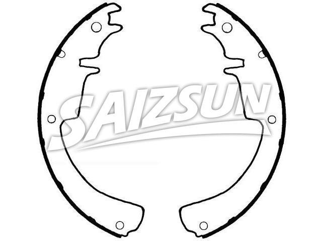 Brake Shoe Set:350-8027