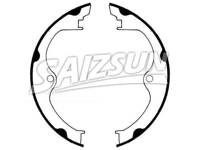 Brake Shoe Set:556-1387