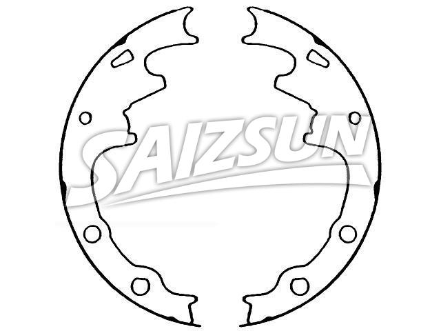 Brake Shoe Set:362-2144AT
