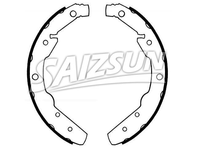Brake Shoe Set:8080-374
