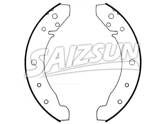 Brake Shoe Set:168-881
