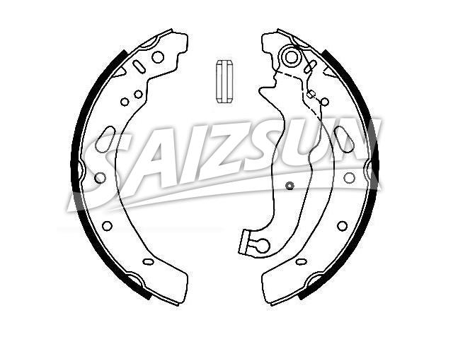 Brake Shoe Set:DFY1-26-38Z