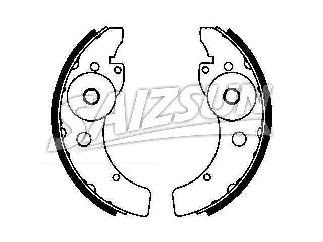 Brake Shoe Set:FSB600