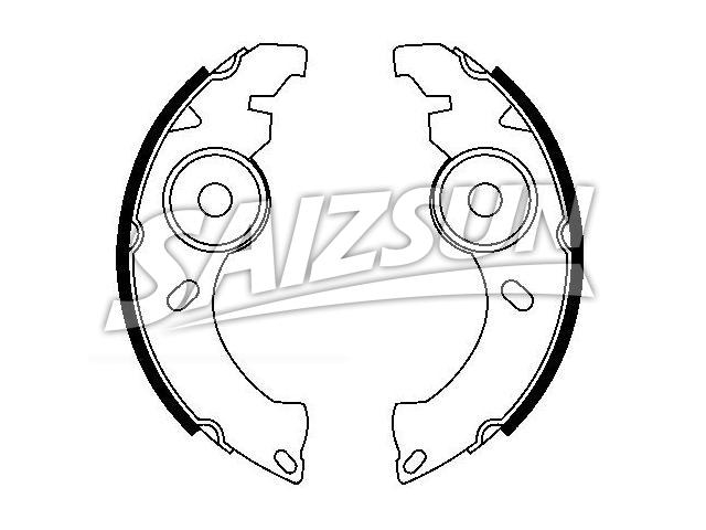 Brake Shoe Set:FSB601