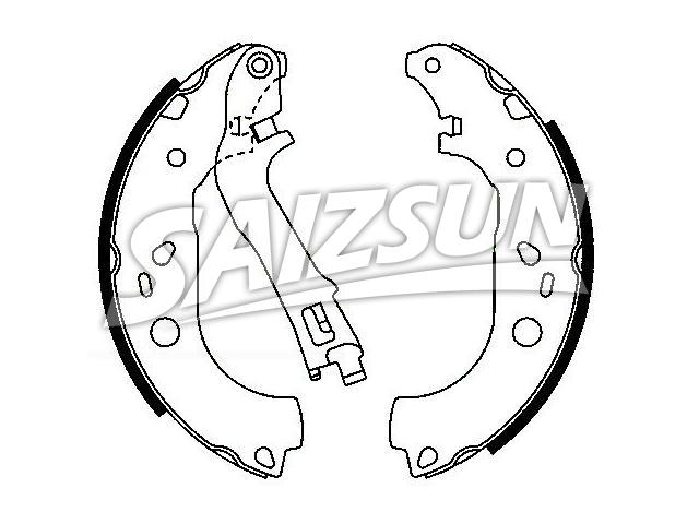 Brake Shoe Set:77362756