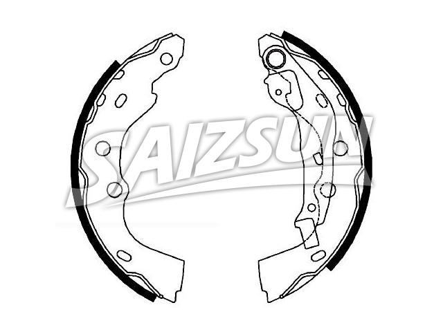Brake Shoe Set:53200-80EC0