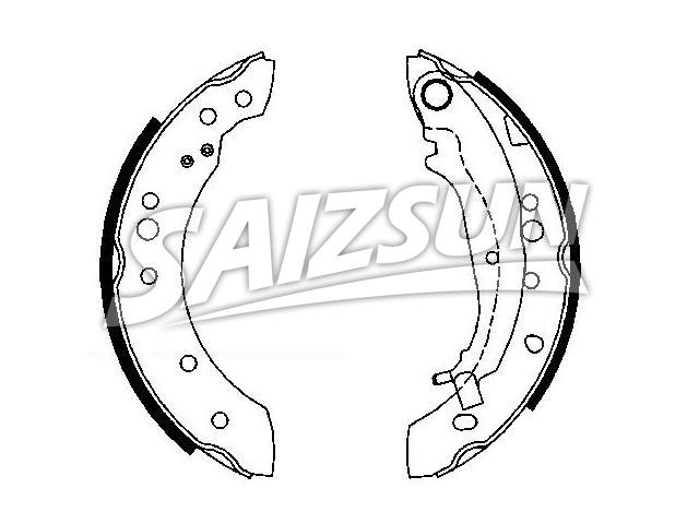 Brake Shoe Set:MN186120