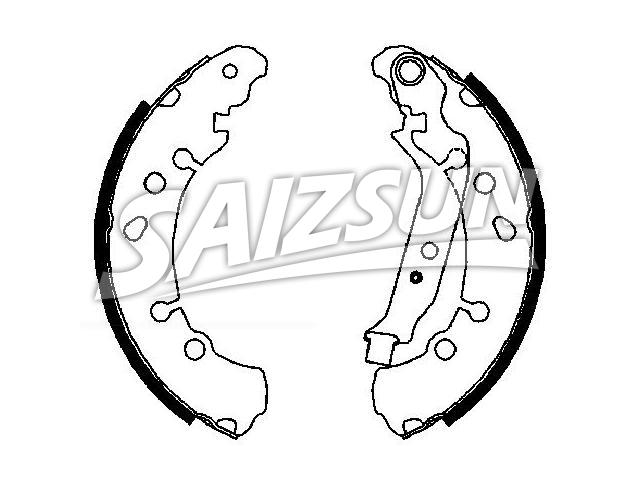 Brake Shoe Set:04495-0D040