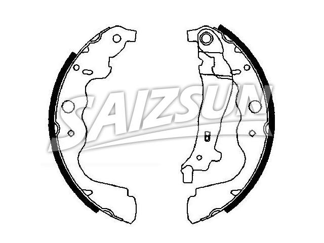 Brake Shoe Set:6001549703