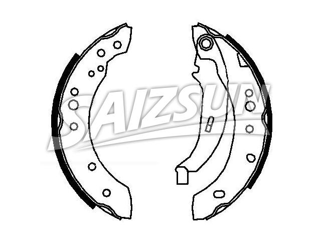 Brake Shoe Set:77 01 209 586