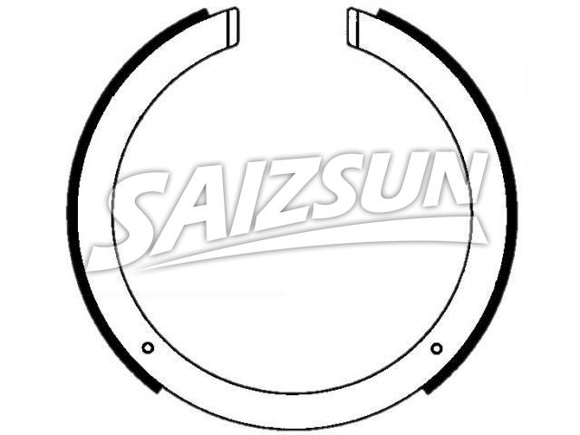 Brake Shoe Set:LFY4-44-39Z