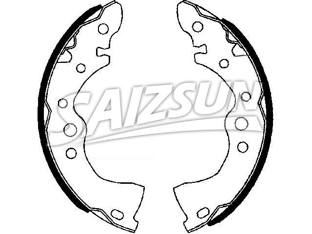 Brake Shoe Set:48430-31011-K0