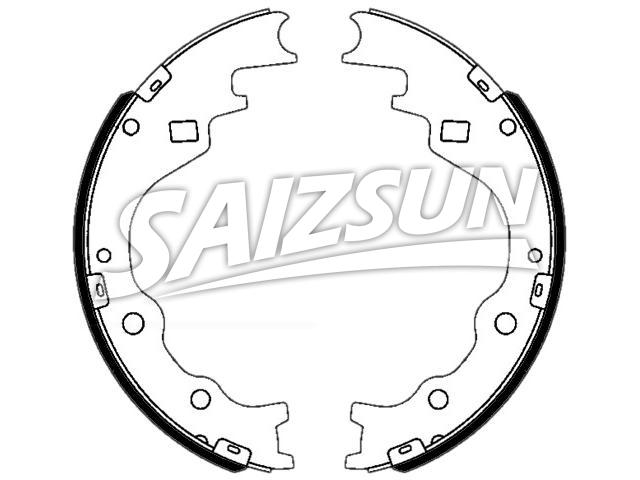 Brake Shoe Set:58305-4FA10