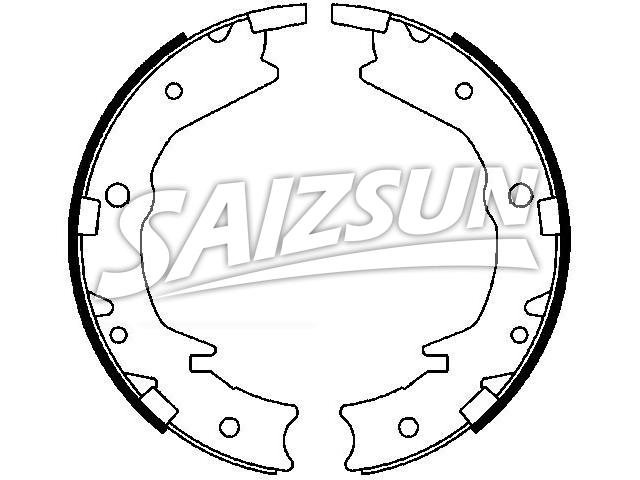 Brake Shoe Set:43154-TK8-A01