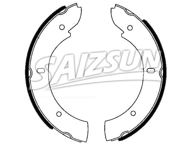 Brake Shoe Set:STC 965