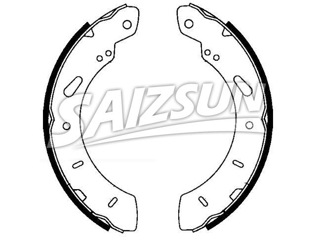 Brake Shoe Set:BV6Z-2200-A