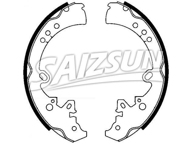 Brake Shoe Set:04495-0K050
