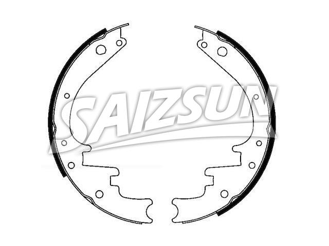 Brake Shoe Set:5L55-2200-AA