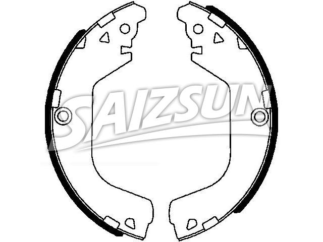 Brake Shoe Set:13381403