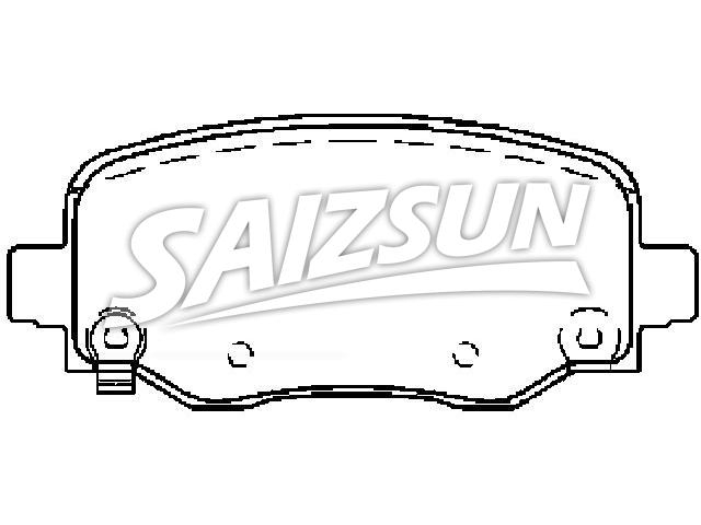 Brake Pad Set:68225301AA