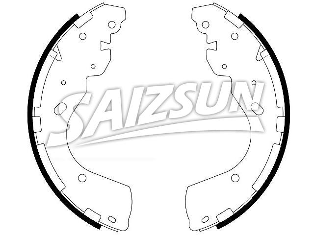 Brake Shoe Set:MAB31-2200-BA