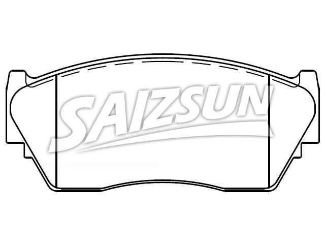 Brake Pad Set:41060-72Y00