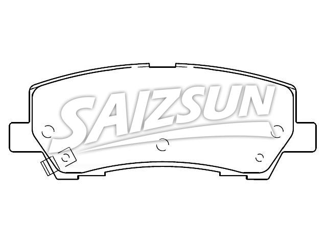 Brake Pad Set:FR3Z-2200-A
