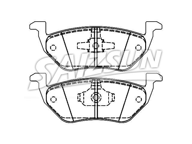 Brake Pad Set:5L8Z-2200-AA
