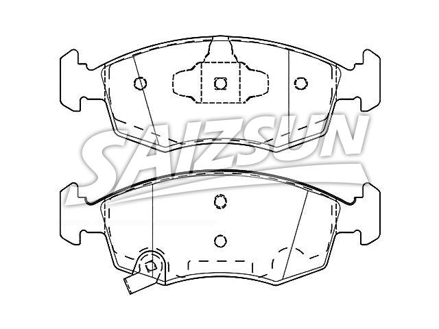 Brake Pad Set:77366274
