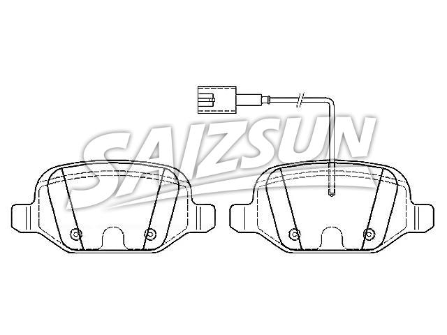 Brake Pad Set:77365858