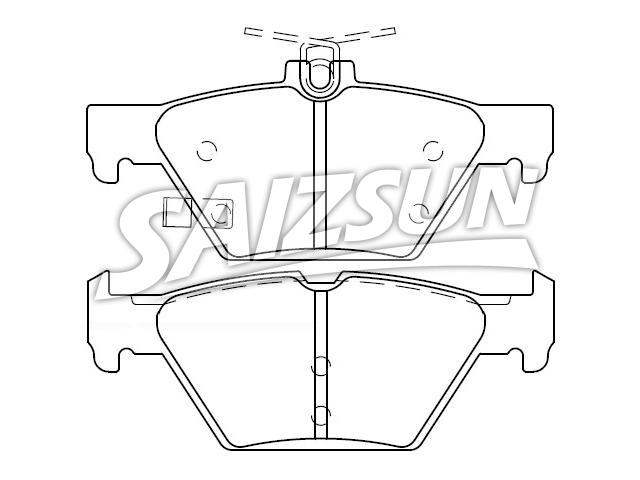 Brake Pad Set:26696-AL000