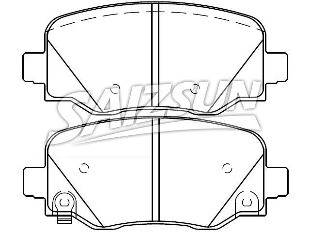 Brake Pad Set:68263132AA