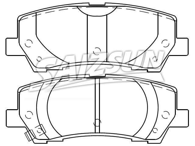 Brake Pad Set:FR3Z-2200-C