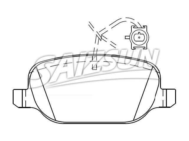 Brake Pad Set:68240540AA