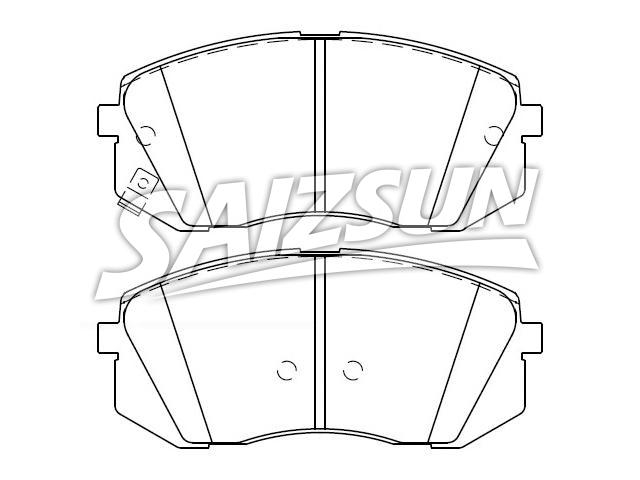 Brake Pad Set:58101-C2A10