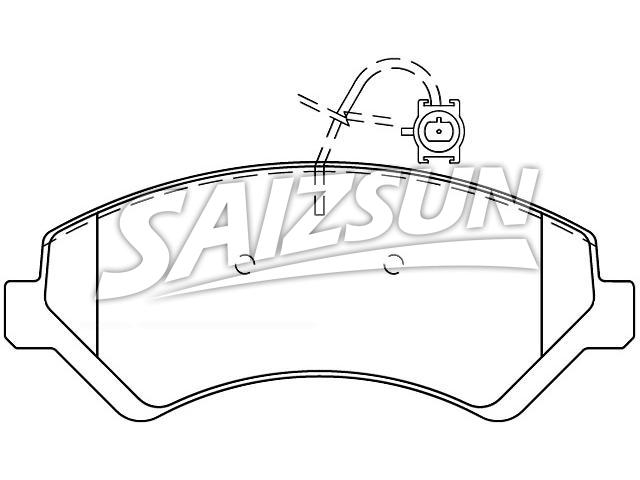 Brake Pad Set:68289462AA