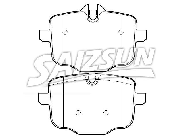 Brake Pad Set:34 21 6 870 552