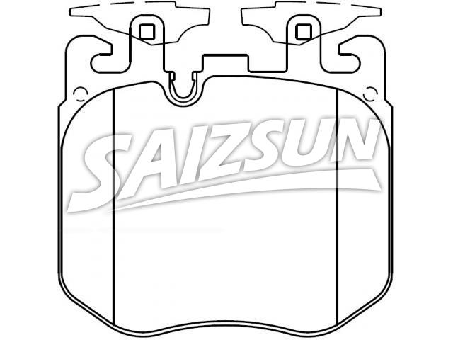 Brake Pad Set:34 11 6 874 432