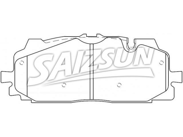 Brake Pad Set:4M0 698 151 AA