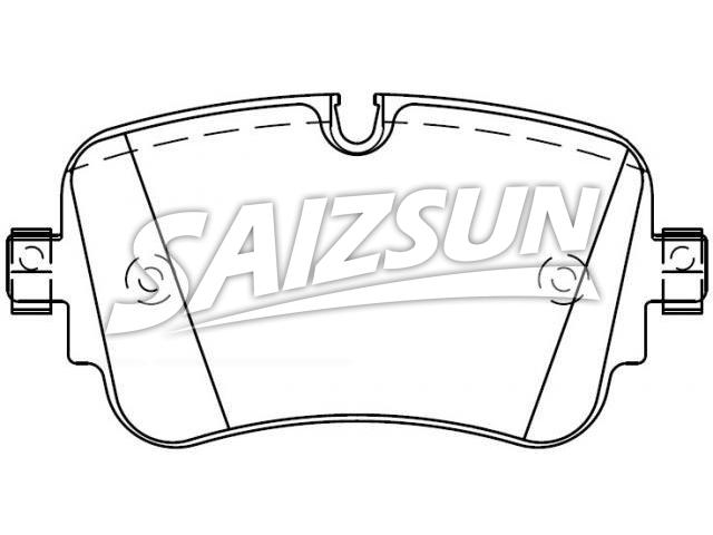 Brake Pad Set:4M0 698 451 G