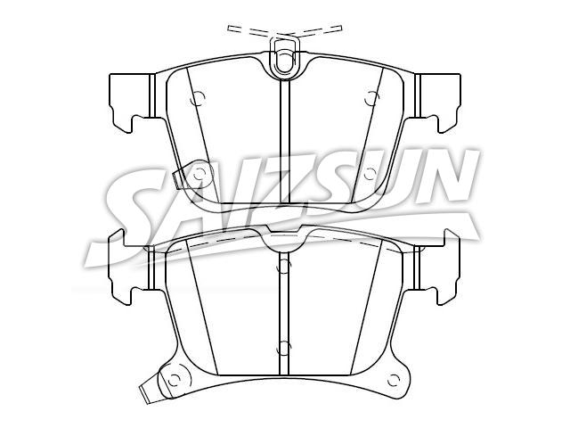 Brake Pad Set:68318171AA