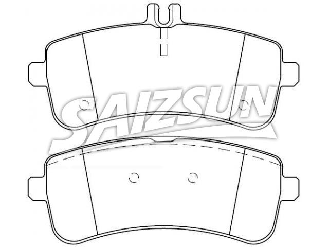 Brake Pad Set:000 420 37 00