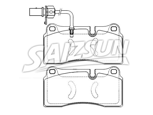 Brake Pad Set:420 698 451 B