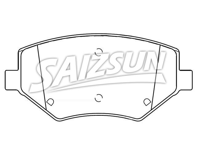Brake Pad Set:23895893